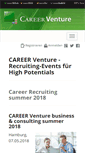 Mobile Screenshot of career-venture.de